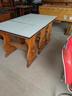 3 café ( kaart- ) tafels vintage / retro, Huis en Inrichting, Ophalen