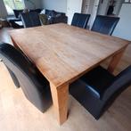 Tafel teak, Huis en Inrichting, Tafels | Eettafels, Ophalen, 100 tot 150 cm, Teakhout, Zo goed als nieuw