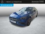 Mercedes-Benz C-Klasse 300 e AMG Line, Auto's, Automaat, 4 deurs, 4 cilinders, Blauw