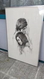 mooie houtskool tekening Leo Jansens, Ophalen