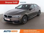 BMW 5 Serie 530 530e M Sport (bj 2018, automaat), Auto's, BMW, Achterwielaandrijving, Gebruikt, Zwart, Bruin