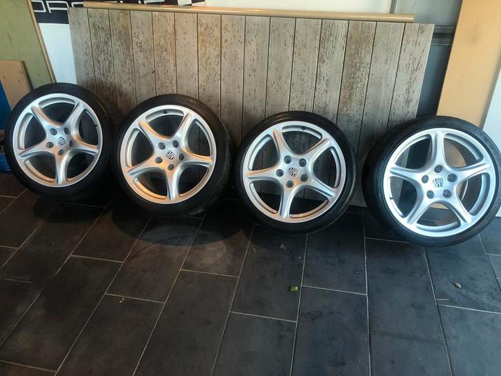 Mooie set 19 inch Porsche velgen, Auto-onderdelen, Banden en Velgen, Band(en), Zomerbanden, 19 inch, Ophalen