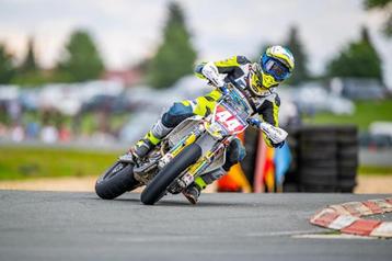 MVD supermoto pak met rits en handschoenen, Enlèvement ou Envoi, Neuf, sans ticket, Hommes, Pantalon | cuir