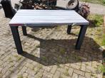 buitentafel 160x93, Gebruikt, Rechthoekig, Ophalen, Aluminium