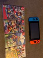 Nintendo switch, Ophalen, Met games, Met 2 controllers, Zo goed als nieuw