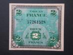 2 Francs 1944 Frankrijk (Geallieerde Bezetting) p-114a (02), Verzamelen, Overige soorten, Overige typen, Verzenden
