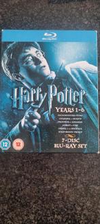 Harry Potter Years 1-6 :7 Disc Blu ray set NL FR, Cd's en Dvd's, Ophalen of Verzenden, Zo goed als nieuw, Avontuur