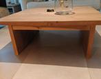 Blank Eiken salontafel 100cmx100cm, Maison & Meubles, Tables | Tables de salon, Moins de 50 cm, 50 à 100 cm, Enlèvement, 50 à 100 cm
