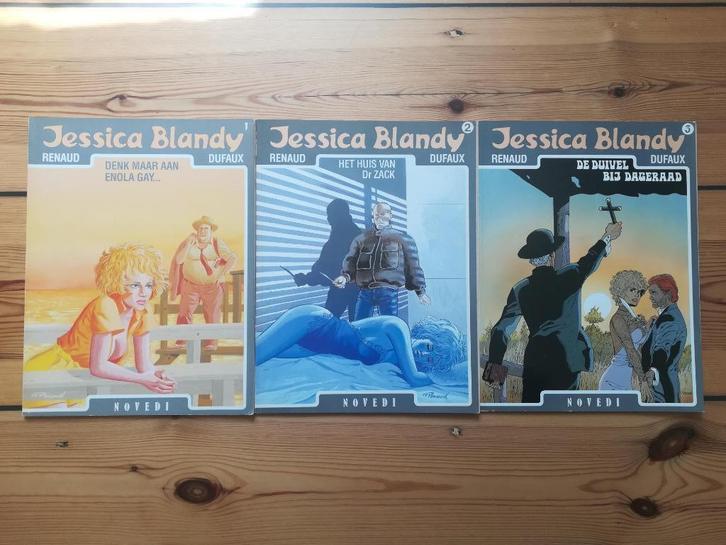 Jessica Blandy eerste 3 uitgaven eerste druk, Boeken, Stripverhalen, Gelezen, Meerdere stripboeken, Ophalen of Verzenden