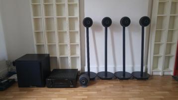 Home cinema Cabasse IO + ampli Marantz, Enlèvement, Utilisé, Système 5.1, Autres marques