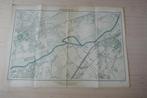 Oude topografische kaart Kortrijk-Marke-Lauwe-Wevelgem-Bisse, Gelezen, Overige typen, Ophalen of Verzenden, 1800 tot 2000