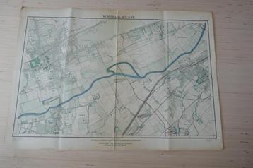 Oude topografische kaart Kortrijk-Marke-Lauwe-Wevelgem-Bisse beschikbaar voor biedingen