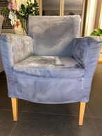 6 stoelen - zeteltjes, Ophalen, Hout, Gebruikt, Grijs