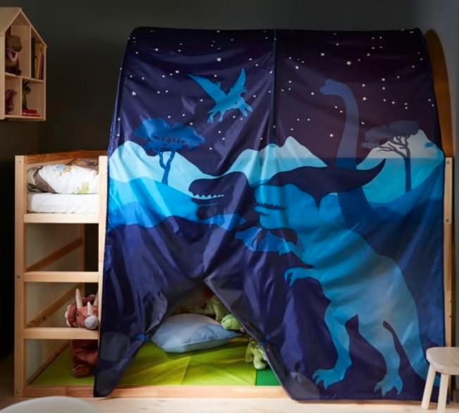 Kura keerbaar bed ikea, Enfants & Bébés, Chambre d'enfant | Lits superposés & Lits mezzanines, Comme neuf, Lit mezzanine, Enlèvement