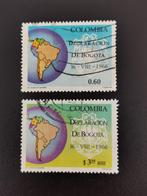 Colombia 1967 - Declaratie van Bogota, landkaart, Postzegels en Munten, Postzegels | Amerika, Ophalen of Verzenden, Zuid-Amerika