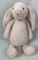 Jellycat Bashful Bunny roze knuffel rammelaar konijn 30cm, Kinderen en Baby's, Verzenden, Zo goed als nieuw, Konijn