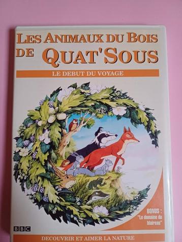 DVD Les Animaux du Bois de Quat'sous Het begin van de reis beschikbaar voor biedingen