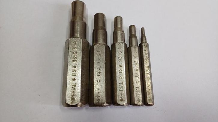 SET Optromppennen Imperial, Doe-het-zelf en Bouw, Gereedschap | Handgereedschap, Zo goed als nieuw, Ophalen of Verzenden