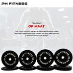 PH Fitness Bumper Plates 5KG Set – Rubber Schijven 50mm (2x), Ophalen of Verzenden, Nieuw, Overige typen