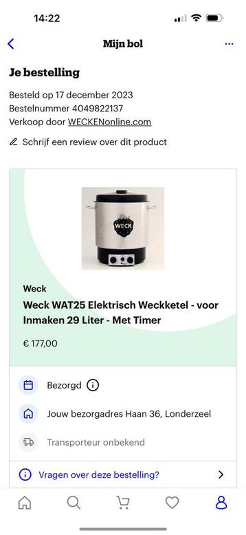Weckketel *NIEUW*, Enlèvement ou Envoi, Neuf