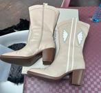 Creme beige westerl laarzen wide fit maat 41, Neuf, Beige, Enlèvement, Bottes hautes