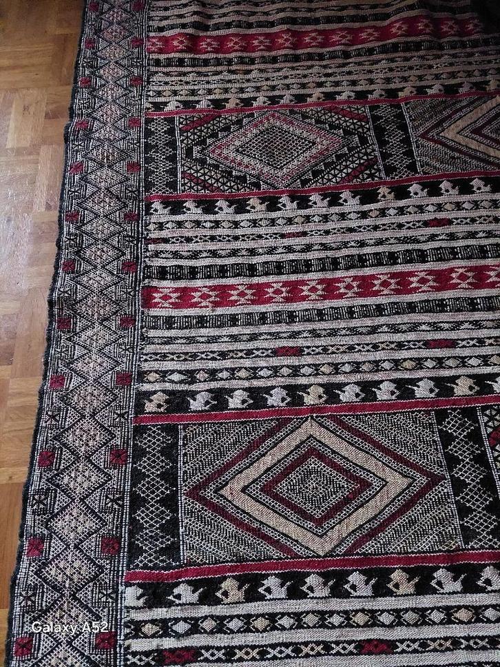 Tapisserie du Moyen Atlas du Maroc - 100 % laine, Maison & Meubles, Ameublement | Tapis & Moquettes, Comme neuf, 150 à 200 cm