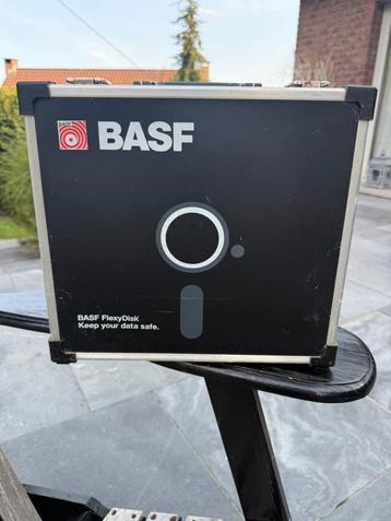 Vintage BASF alu koffer retro floppy disk case jaren ’80 beschikbaar voor biedingen