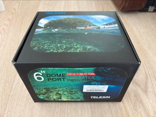 Telesin 6” dome port voor GoPro camera (onderwater), Audio, Tv en Foto, Actiecamera's, Zo goed als nieuw, GoPro, Ophalen of Verzenden
