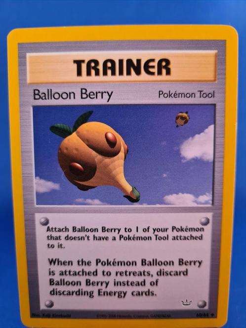 Balloon Berry 60/64 - Neo Revelation, Hobby en Vrije tijd, Verzamelkaartspellen | Pokémon, Zo goed als nieuw, Verzenden