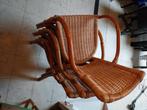 Rotan stoelen, Huis en Inrichting, Stoelen, Riet of Rotan, Drie, Gebruikt, Bruin