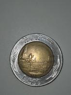Italië 500 lire, Postzegels en Munten, Ophalen of Verzenden, Italië, Losse munt