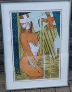 Lithographie signe Paul de cocker, Antiek en Kunst, Ophalen of Verzenden