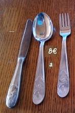 couverts pour bébé 8€/8€  inox ou 2€ chicco plastique, Enlèvement ou Envoi, Utilisé