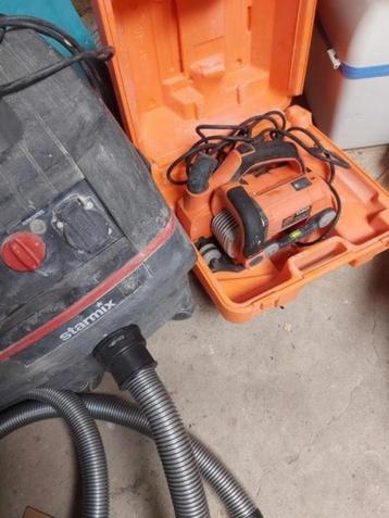 Spit d60 sleuvenfrees met starmix stofzuiger  muurfrees beschikbaar voor biedingen