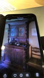 Mechelse eetkamer kast en tafel met 4 stoelen, Antiek en Kunst, Ophalen