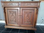 meuble en bois, deux tiroirs et deux portes, Ophalen, Gebruikt