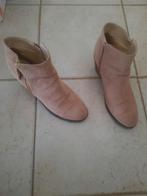 Bottes à talons beiges taille 41, Enlèvement ou Envoi, Beige, Comme neuf, Boots et Botinnes