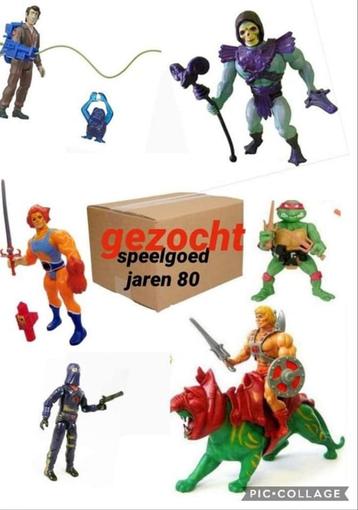 GEZOCHT: actiefiguren jaren 80 90 en 00 disponible aux enchères