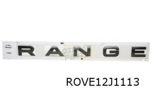 Motorkapembleem tekst ''Range"  Origineel  DAB500230LQV, Auto-onderdelen, Carrosserie, Land Rover, Nieuw, Verzenden