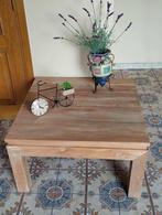 prachtige  salontafel in teak, 50 tot 100 cm, Teakhout, Gebruikt, Ophalen