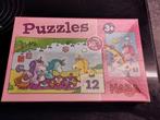 Haba 2 puzzels eenhoorn 12 stukjes, Ophalen of Verzenden, Zo goed als nieuw