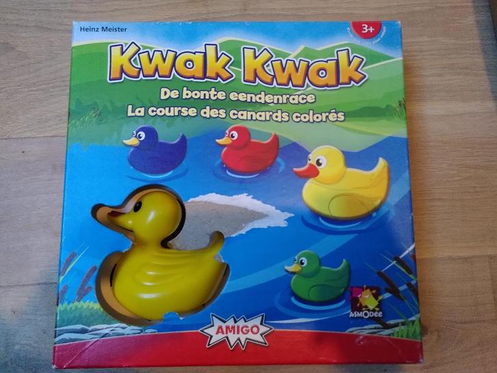 kwak kwak jeu 3+, Hobby en Vrije tijd, Gezelschapsspellen | Kaartspellen, Zo goed als nieuw, Drie of vier spelers, Ophalen