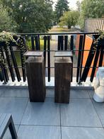 Houten zuilen voor buiten, Ophalen, Gebruikt