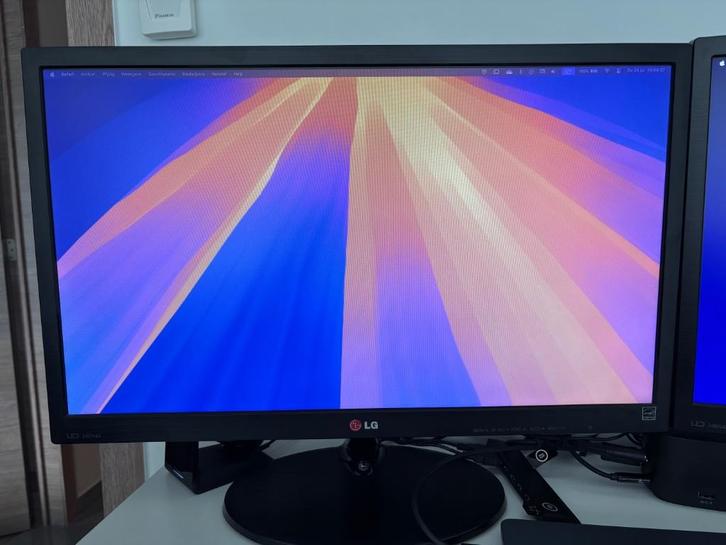 LG LED Monitor (2 stuks), Computers en Software, Monitoren, Gebruikt, 60 Hz of minder, DVI, VGA, LED, Full HD, 5 ms of meer, Ophalen