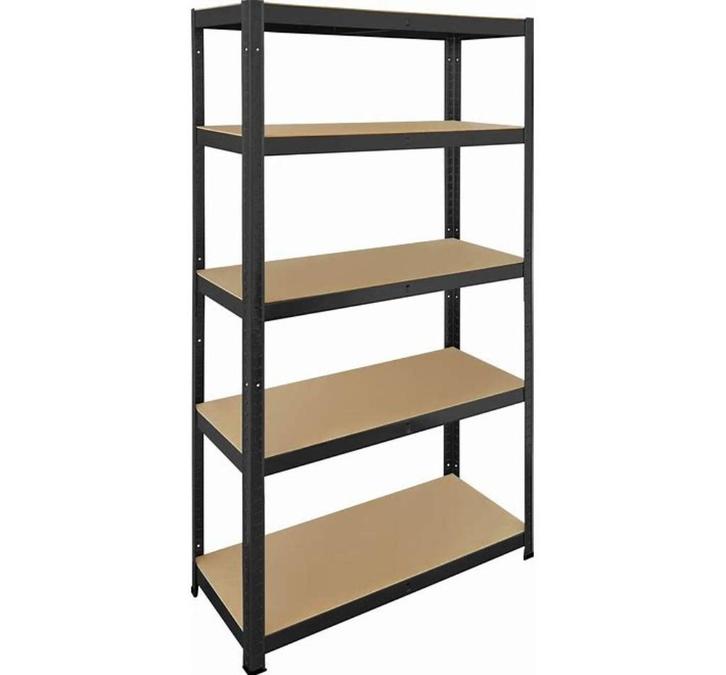 PRACTO HOME Rek Heavy Duty 180x90x45 cm  Met 5 Legplanken, Zakelijke goederen, Kantoor en Winkelinrichting | Magazijn, Stelling en Opslag