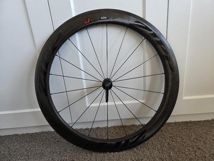Zipp 404 Firecrest voorwiel/ velgrem /clincher / goede staat, Fietsen en Brommers, Fietsonderdelen, Gebruikt, Racefiets, Wiel