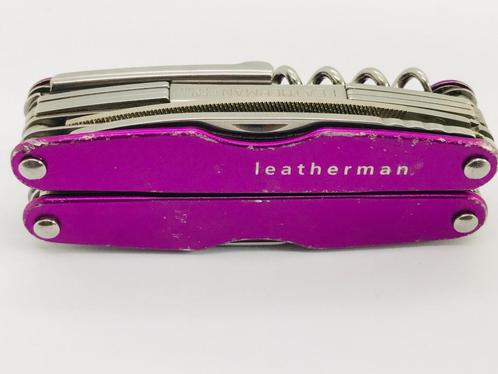 Leatherman Juice XE6 Purple Multi Tool Pliers Knife  Retired, Caravanes & Camping, Outils de camping, Utilisé, Enlèvement ou Envoi