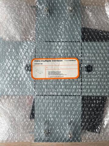 Modular Lighting mini multiple trimless 1x conbo, Enlèvement ou Envoi, Neuf, Métal ou Aluminium, Spot encastrable ou Spot mural