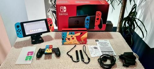 Nintendo Switch-console (aangepaste Pokemon) + garantie:c.ni, Games en Spelcomputers, Games | Nintendo Switch, Zo goed als nieuw