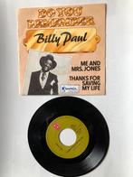 Billy Paul: Me and Mrs. Jones (1972), R&B en Soul, 7 inch, Zo goed als nieuw, Single